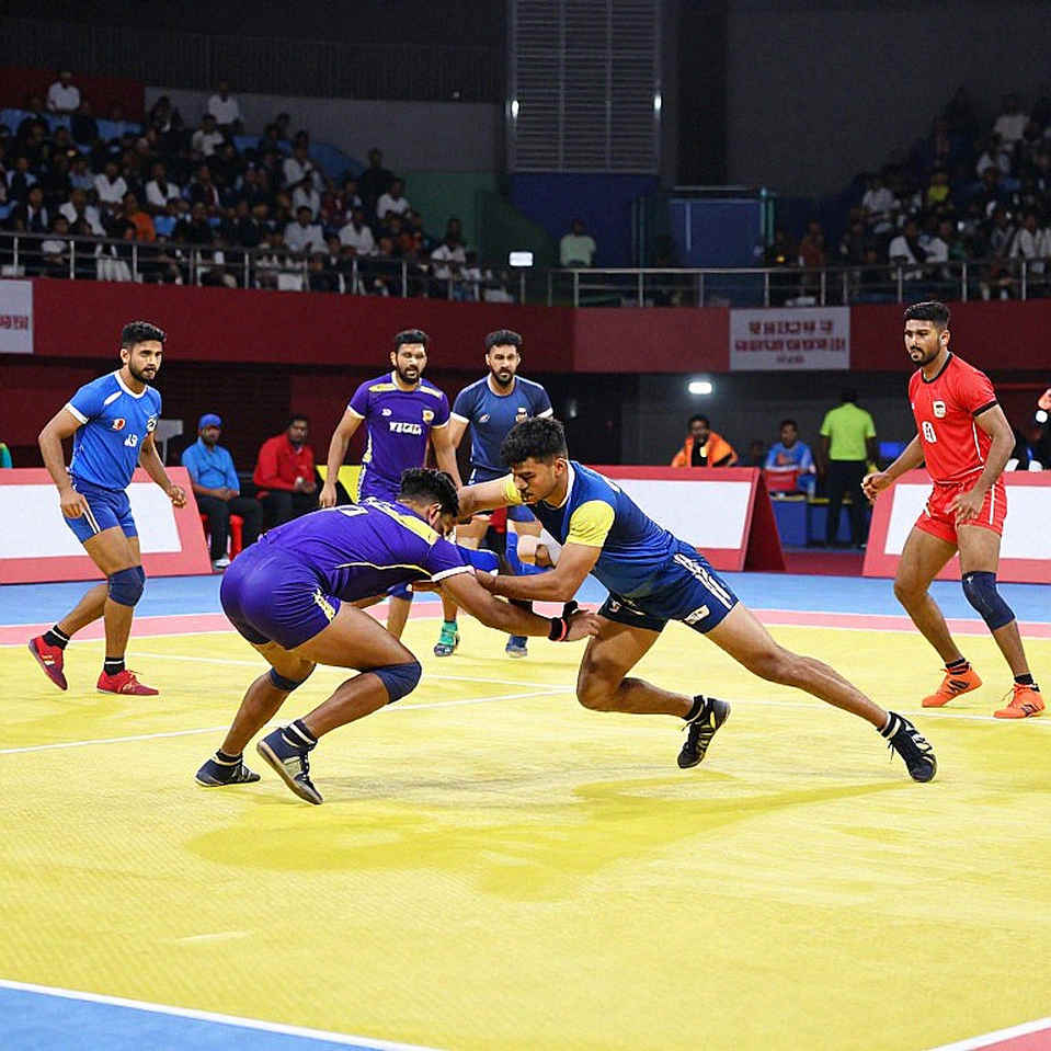 কাবাডিতে ভারতের সোনালি ডাবল: ইরানের চ্যালেঞ্জ ভাঙার আড়ালে রয়ে যাওয়া প্রশ্নগুলো কাবাডিতে ভারতের সোনালি ডাবল: ইরানের চ্যালেঞ্জ ভাঙার আড়ালে রয়ে যাওয়া প্রশ্নগুলো