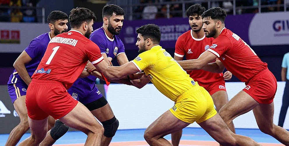 এশিয়ান গেমস ২০২৬: ফাইনালে ইরানকে ৩৭-৩৪-এ হারিয়ে ভারতের মহিলা কাবাডি সোনা — বোনাস লাইন, অল আউট আর স্কোরবোর্ডের ফাঁক এশিয়ান গেমস ২০২৬: ফাইনালে ইরানকে ৩৭-৩৪-এ হারিয়ে ভারতের মহিলা কাবাডি সোনা — বোনাস লাইন, অল আউট আর স্কোরবোর্ডের ফাঁক
